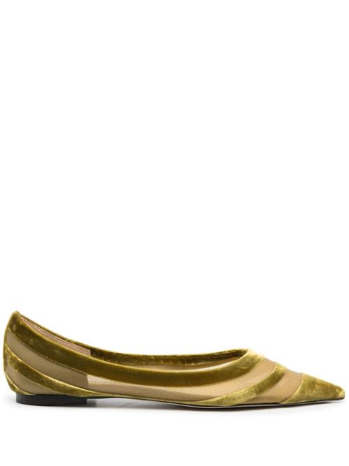 Love flat woman ballerina Jimmy Choo | LOVEFLATFSKCITRINE/GOLD